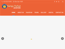 Tablet Screenshot of nangaparbatadventure.com